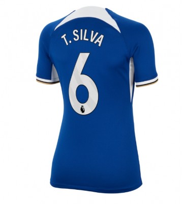 Chelsea Thiago Silva #6 Koszulka Podstawowych Kobiety 2023-24 Krótki Rękaw